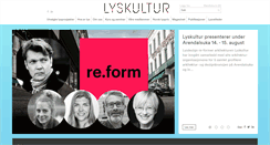 Desktop Screenshot of lyskultur.no